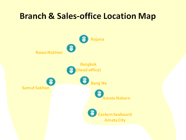 Branch & Sales-office Location Map